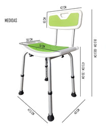 Silla De Ducha Para Baño Altura Ajustable