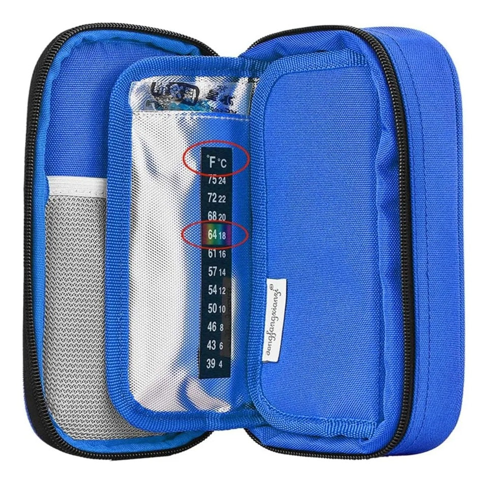 Bolso Estuche De Viaje Portatil Para Insulina O Medicamento
