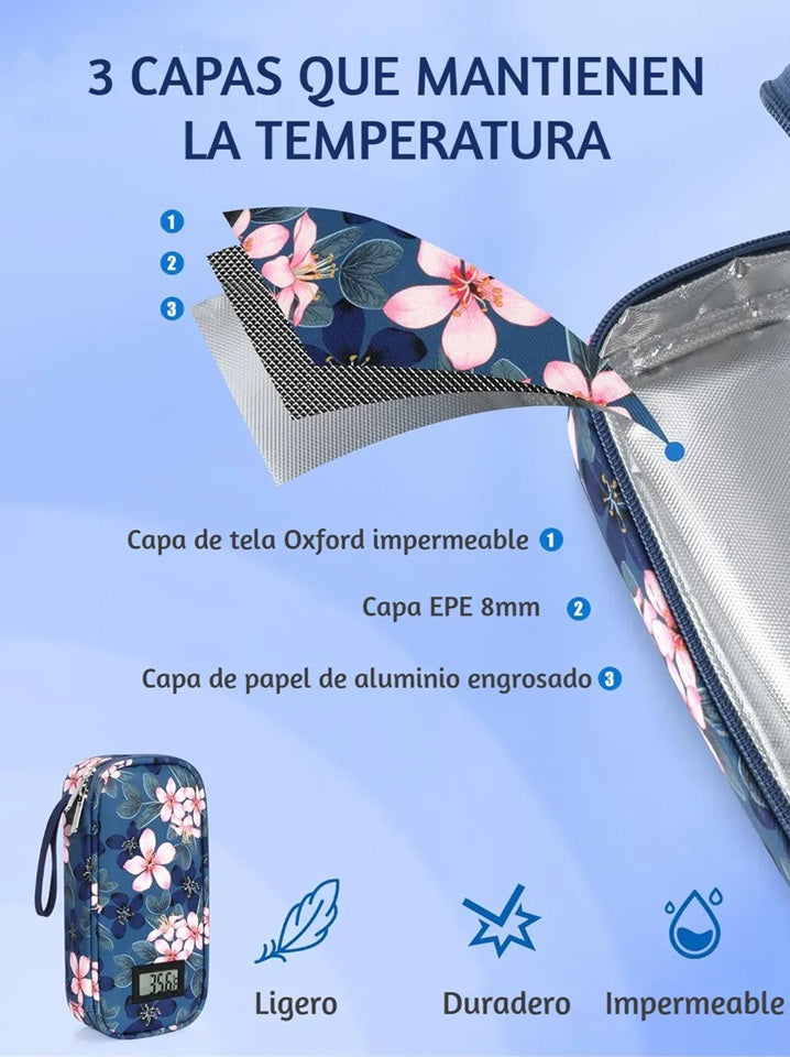 Bolso Cooler Estuche Para Viaje Porta Insulina Refrigerante