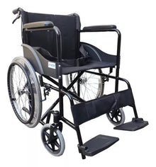 Silla De Ruedas Estandar Doble Freno Liviana Y Plegable