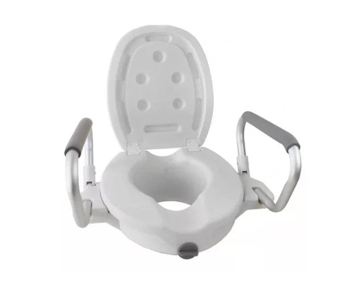 Alza Baño Con Apoyabrazos Abatibles Para Inodoros