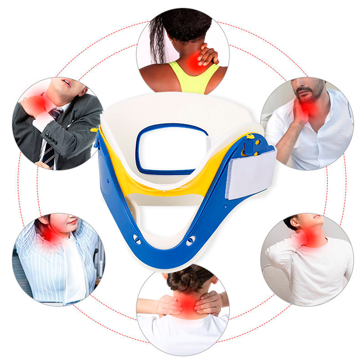Collar Cervical 4 Posiciones Rescate Emergencia Adulto