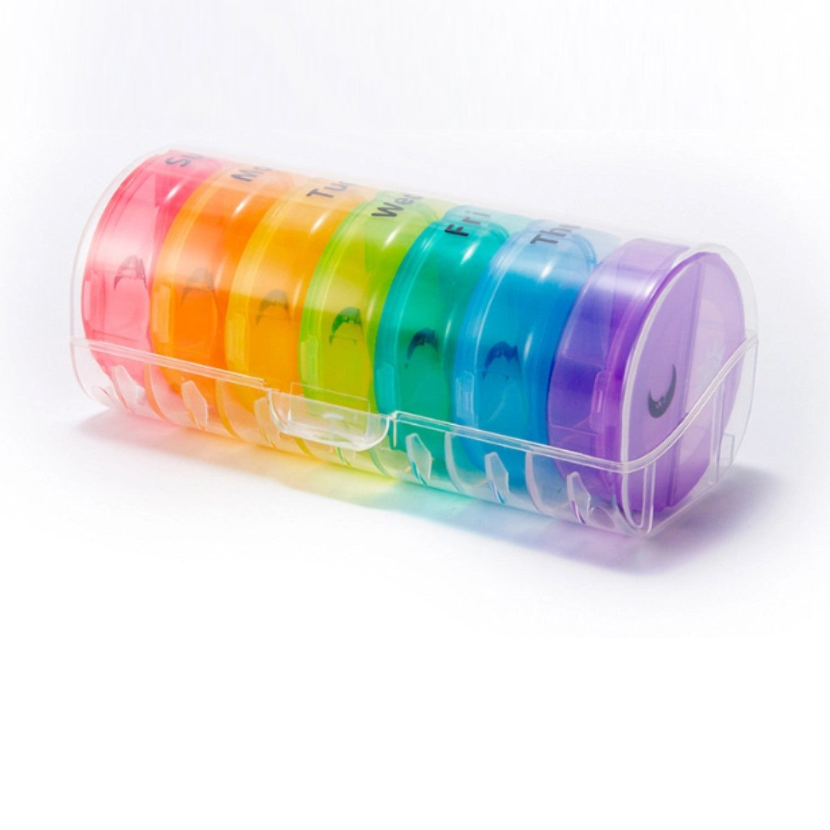 Pastillero Semanal Organizador Portátil 2 Tomas Diarias