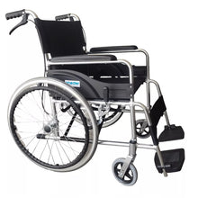 Silla De Ruedas Plegable Doble Freno Aluminio Liviana