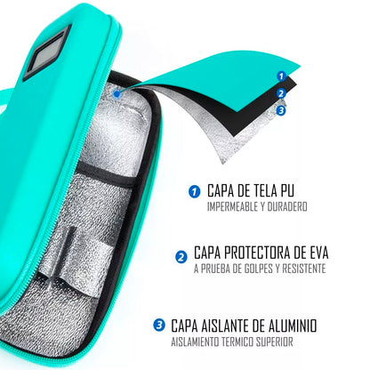 Bolso Refrigerante Estuche Porta Insulina Portatil De Viaje