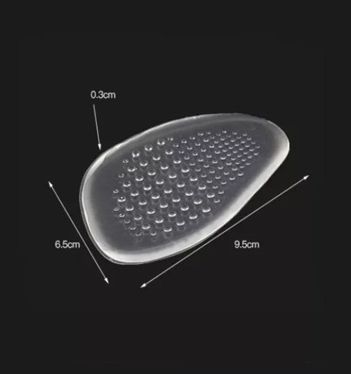 Par Plantilla De Gel Silicona Almohadilla Para Metatarso