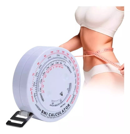 Cinta Huincha Para Medir Con Indicador De Masa Corporal Imc