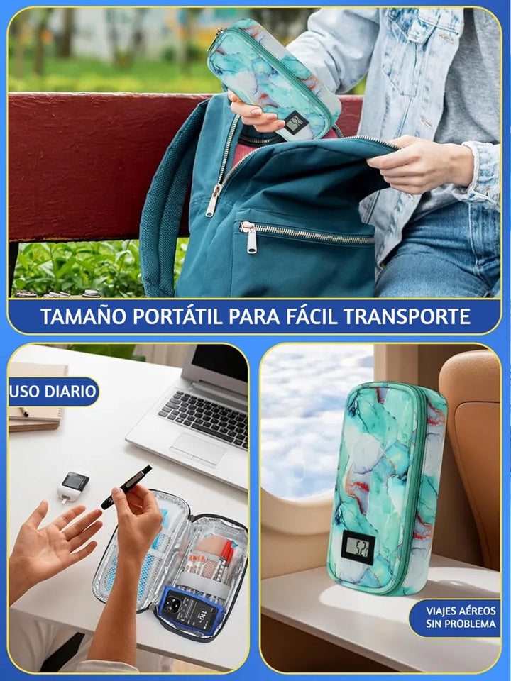 Bolso Para Viaje Estuche Porta Insulina Cooler Medicamento