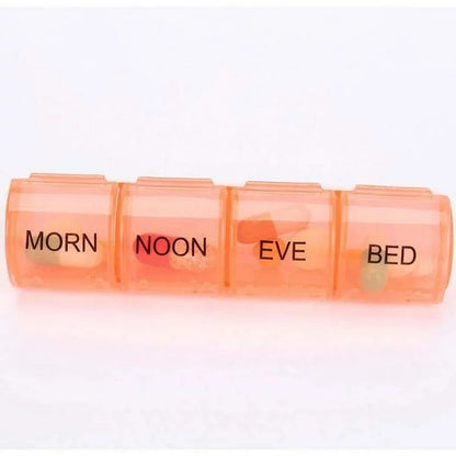 Pastillero Organizador Semanal Con 4 Tomas Diarias