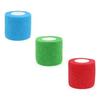 Pack 3 Venda Autoadherente Compatible Con Coban 7.5cm X 4.5m