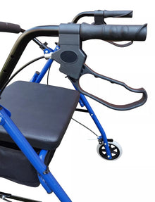 Andador burrito ortopedico plegable 4 Ruedas bolso y asiento