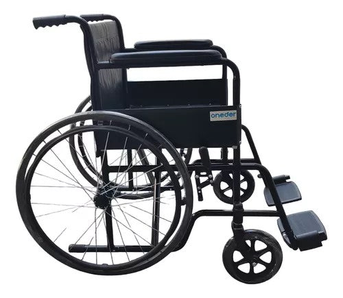 Silla De Ruedas Estandar Reposapies Abatibles Rueda Maciza