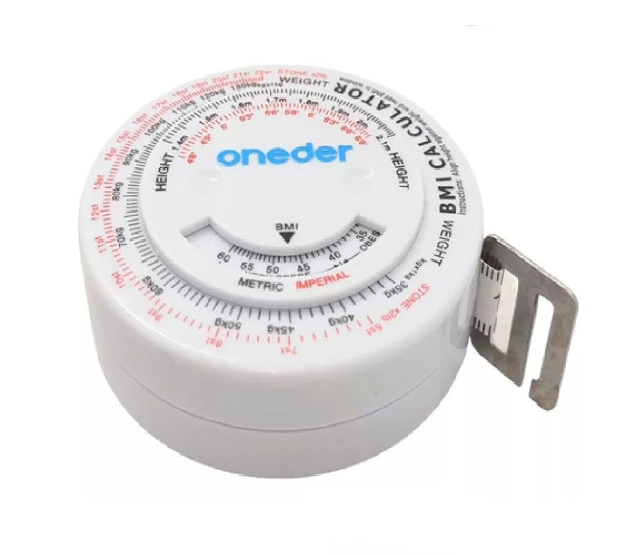 Cinta Huincha Para Medir Con Indicador De Masa Corporal Imc
