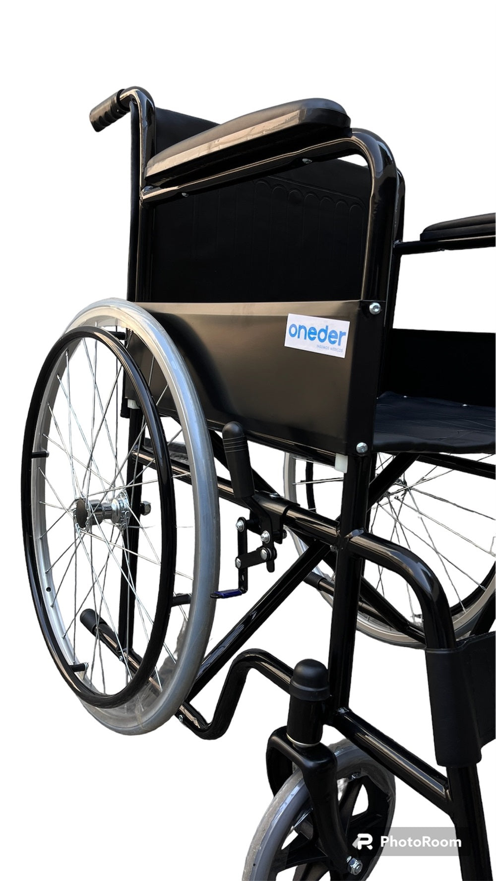 Silla De Ruedas Estándar Plegable Rueda Maciza Liviana