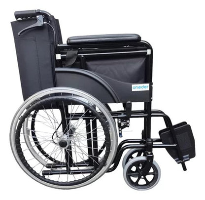 Silla De Ruedas Estandar Doble Freno Liviana Y Plegable