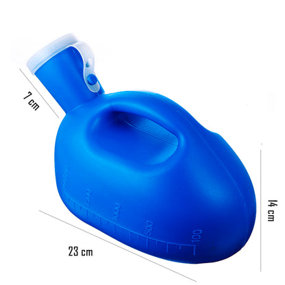 Pato Urinario Masculino Con Manguera - Capacidad De 2000 ML