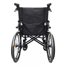 Silla De Ruedas Geriatrica Plegable  Freno Doble Rueda Maciza