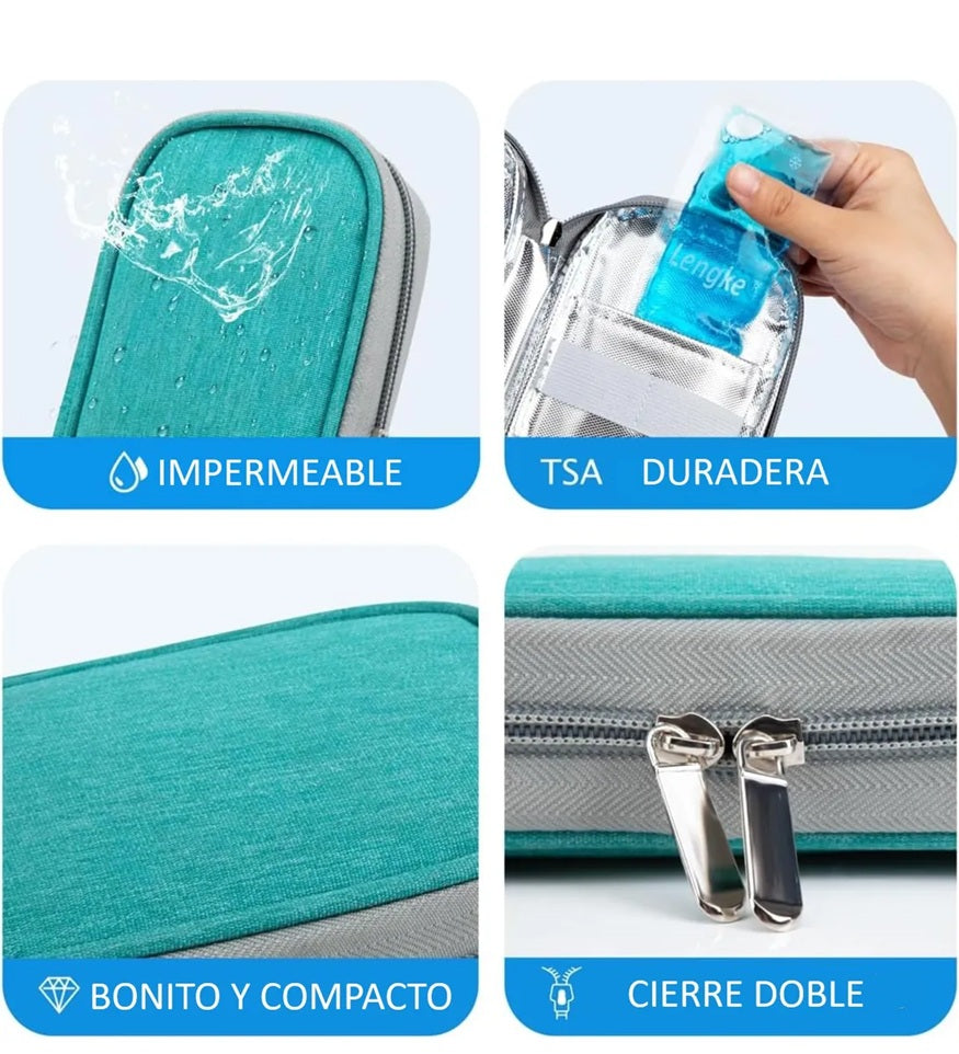 Bolso Para Viaje Estuche Porta Insulina Cooler Para Traslado