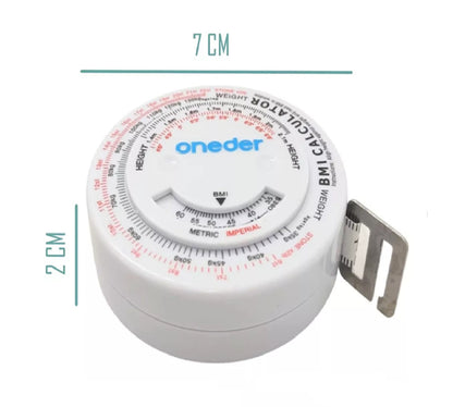 Cinta Huincha Para Medir Con Indicador De Masa Corporal Imc
