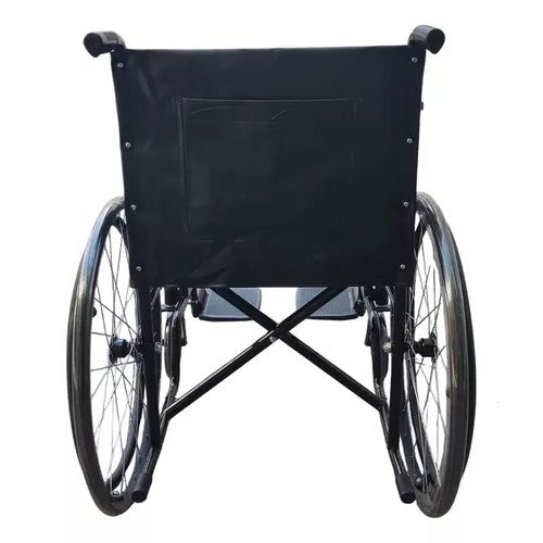 Silla De Ruedas Estandar Reposapies Abatibles Rueda Maciza
