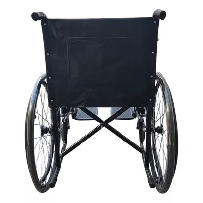 Silla De Ruedas Estandar Reposapies Abatibles Rueda Maciza