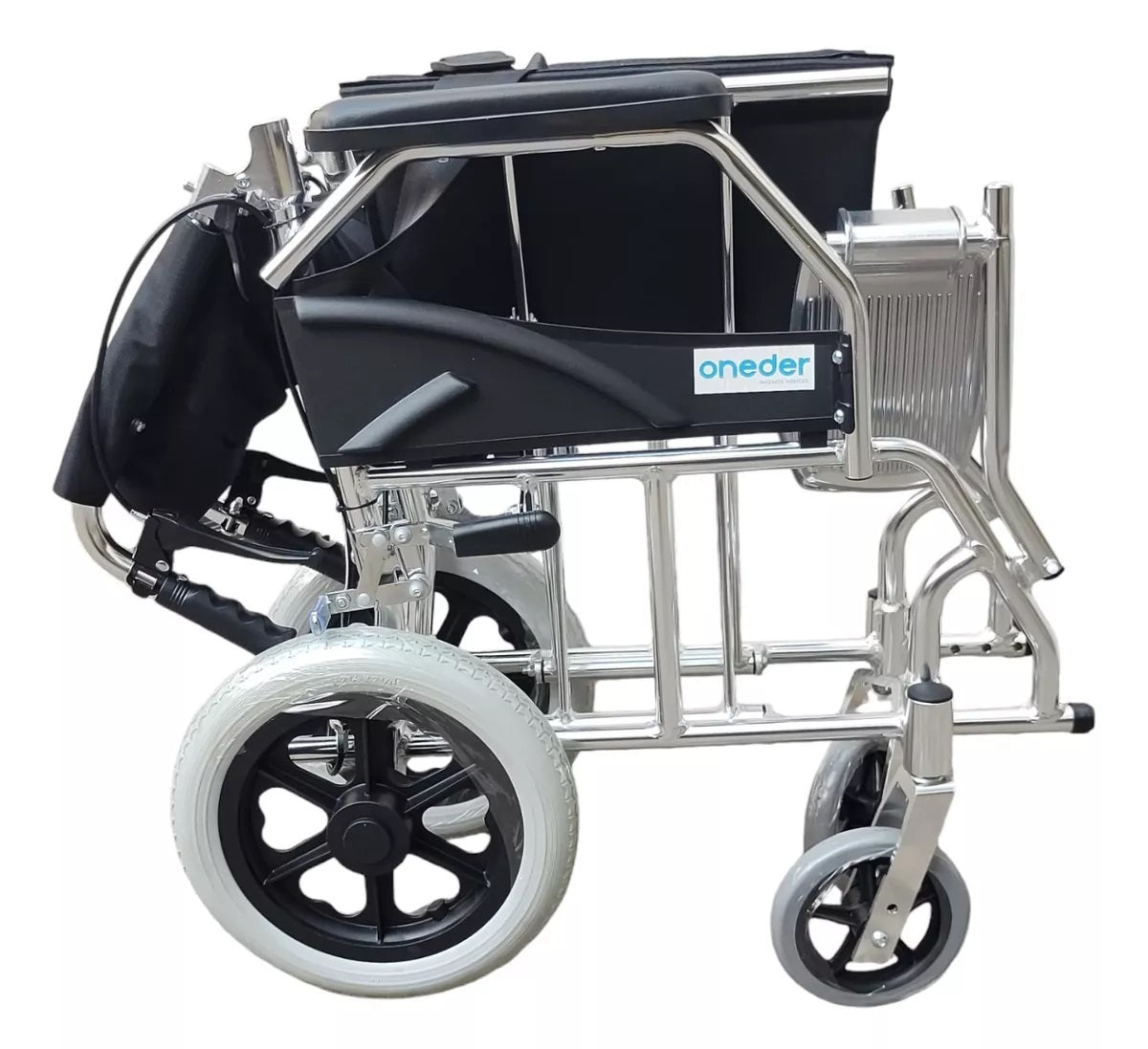 Silla de Ruedas De Paseo Aluminio Plegable