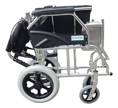 Silla de Ruedas De Paseo Aluminio Plegable