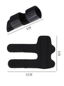 Ferula De Dedo Ajustable Inmovilizador Con Velcro Negro