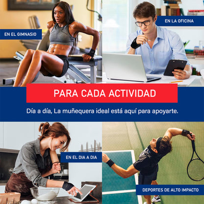 Venda Muñequera Elástica Y Ajustable