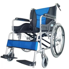 Silla De Ruedas Plegable Doble Freno Aluminio Liviana