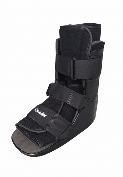 Bota Ortopédica Corta Cam Walker Para Pie Baja Negra Oneder