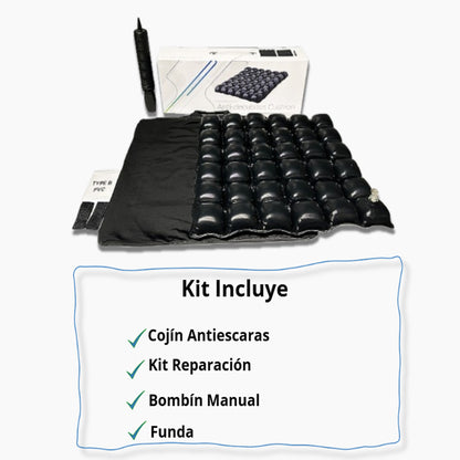 Cojín Antiescaras Celdas De Aire Incluye Funda