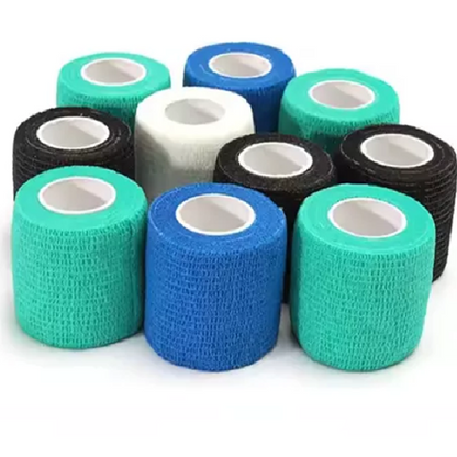 Pack 5 Venda Autoadherente Compatible Con Coban 5cm X 4.5mt