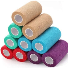 Pack 5 Venda Autoadherente Compatible Con Coban 10cm X 4.5mt