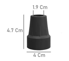Regaton Par De Goma Repuesto 19mm Para Baston Muleta 2 Unid