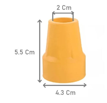 Regaton Base De Goma Para Baston Muleta 20 Mm Pack 2 Unid