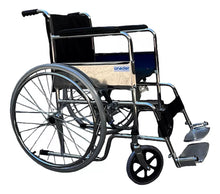 Silla de Ruedas Estandar Con Ruedas Macizas Cromada
