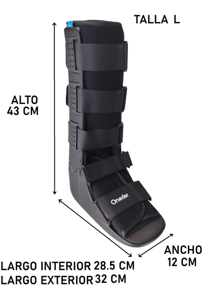 Bota Ortopédica Cam Walker Larga Premiun Pie Adulto Oneder