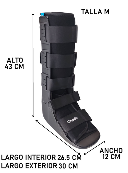 Bota Ortopédica Cam Walker Larga Premiun Pie Adulto Oneder