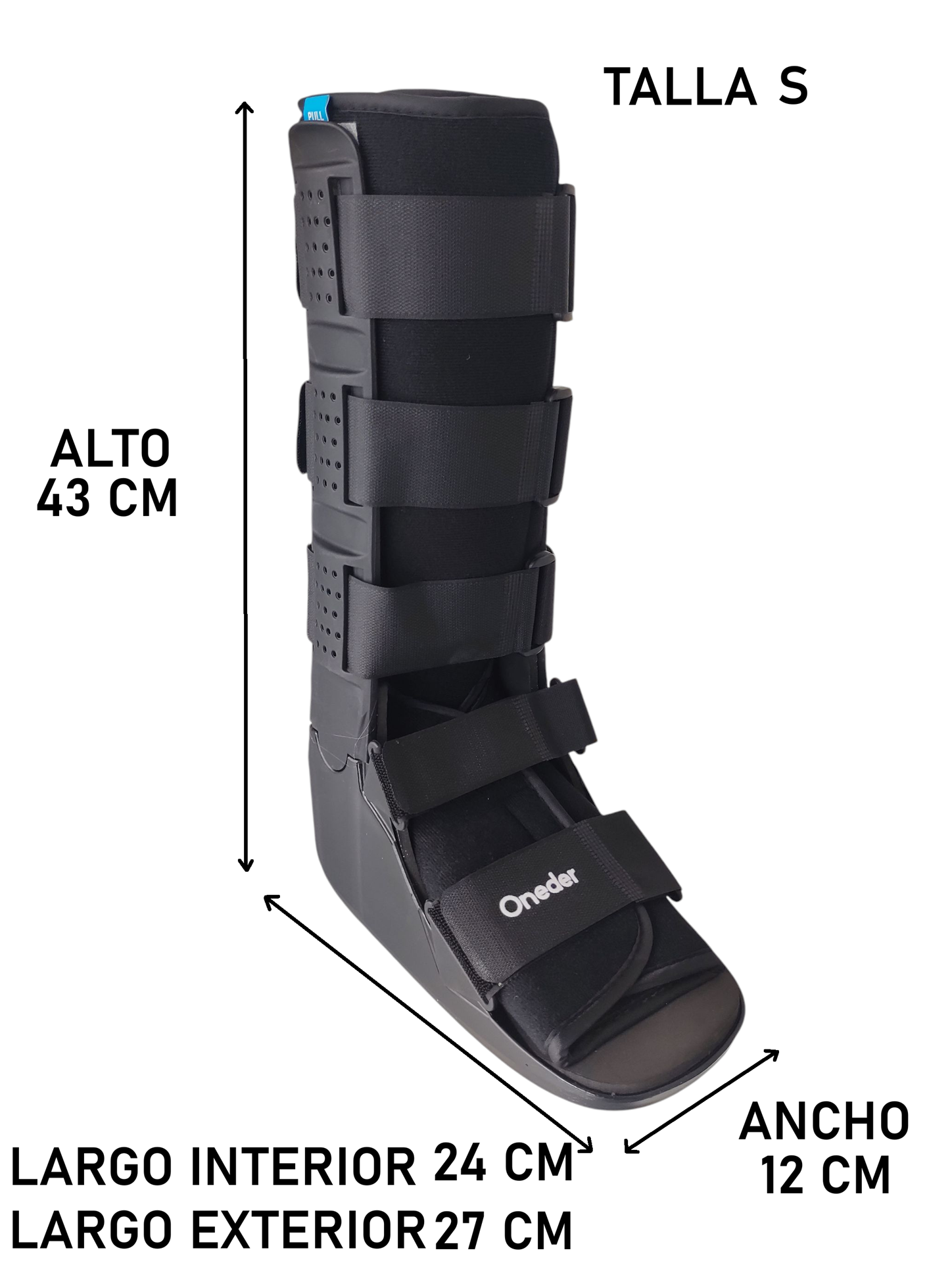 Bota Ortopédica Cam Walker Larga Premiun Pie Adulto Oneder