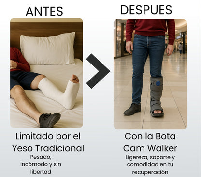 Bota Ortopédica Larga Cam Walker Alta Para Pie Oneder