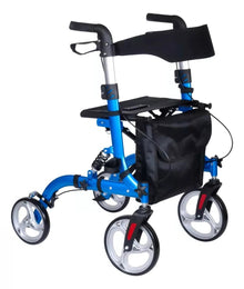 Andador Ortopédico Burrito Plegable Adulto Aluminio 4 Ruedas