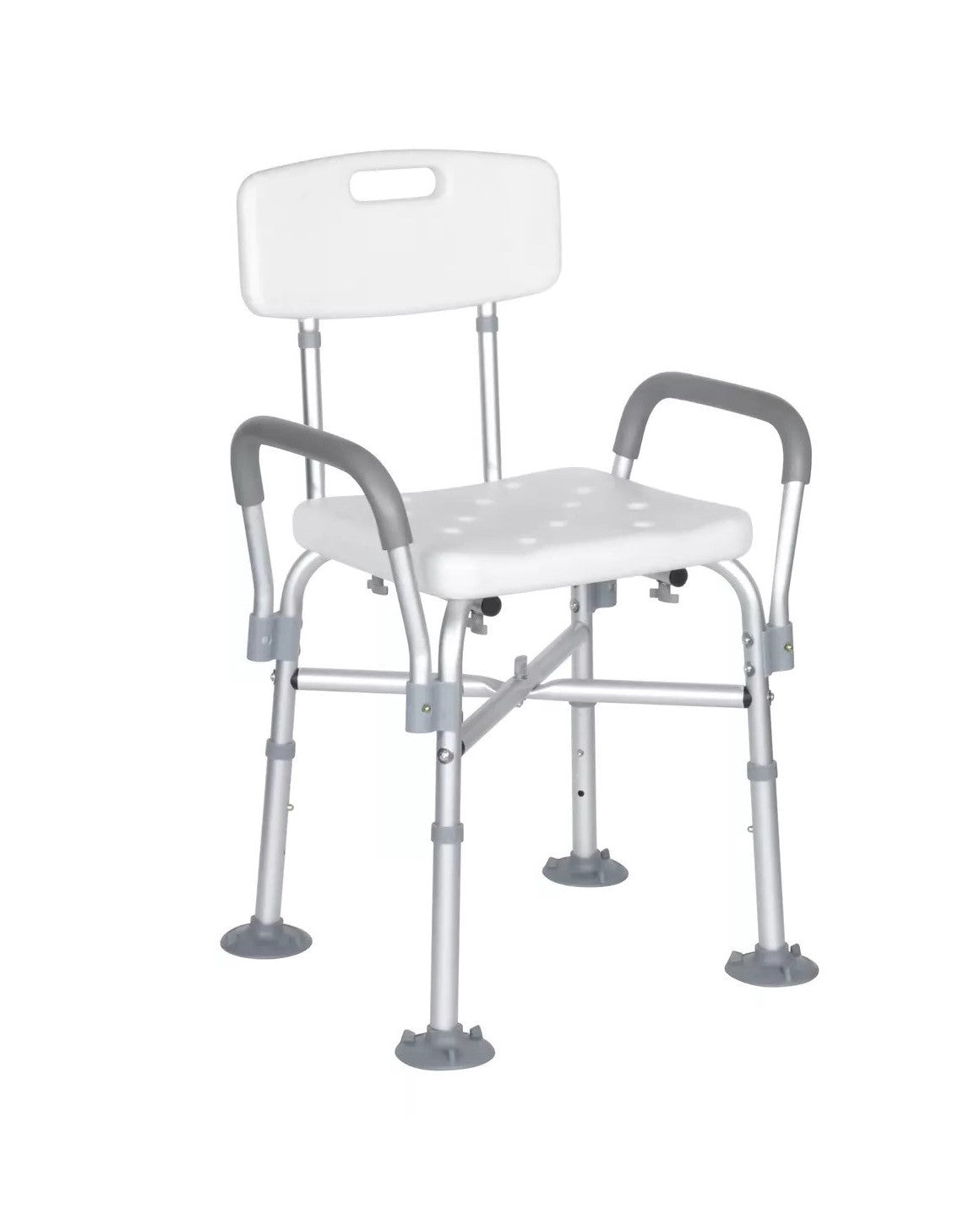 Silla De Ducha Aluminio Base Reforzada Bariatrica Portatil