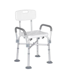 Silla De Ducha Aluminio Base Reforzada Bariatrica Portatil