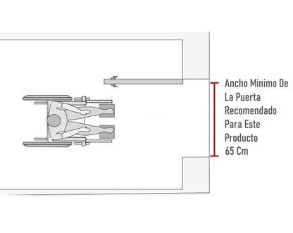 Silla De Ruedas Estándar Plegable Rueda Maciza Liviana